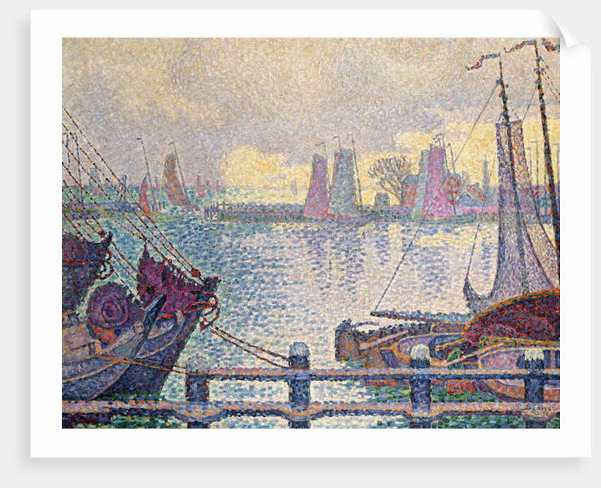 The Port of Volendam, 1896 by Paul Signac