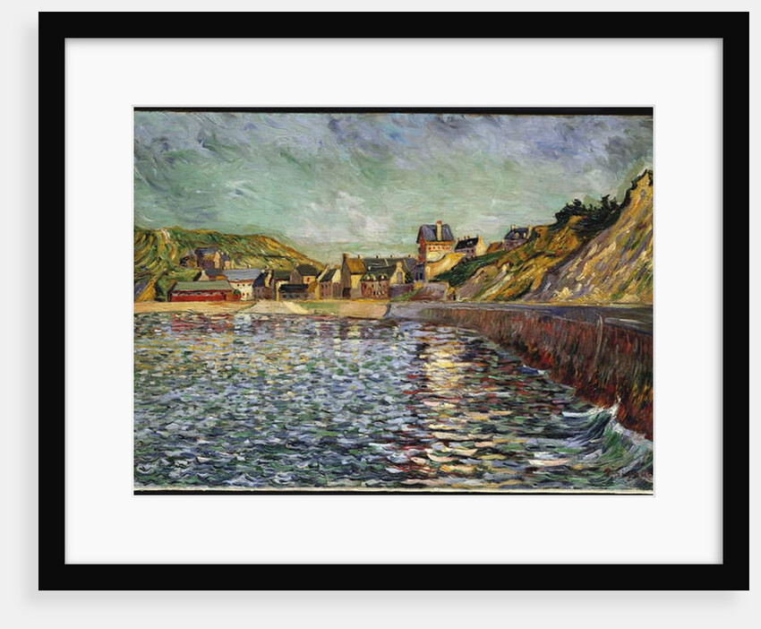 Le Port-en-Bessin c.1884 by Paul Signac