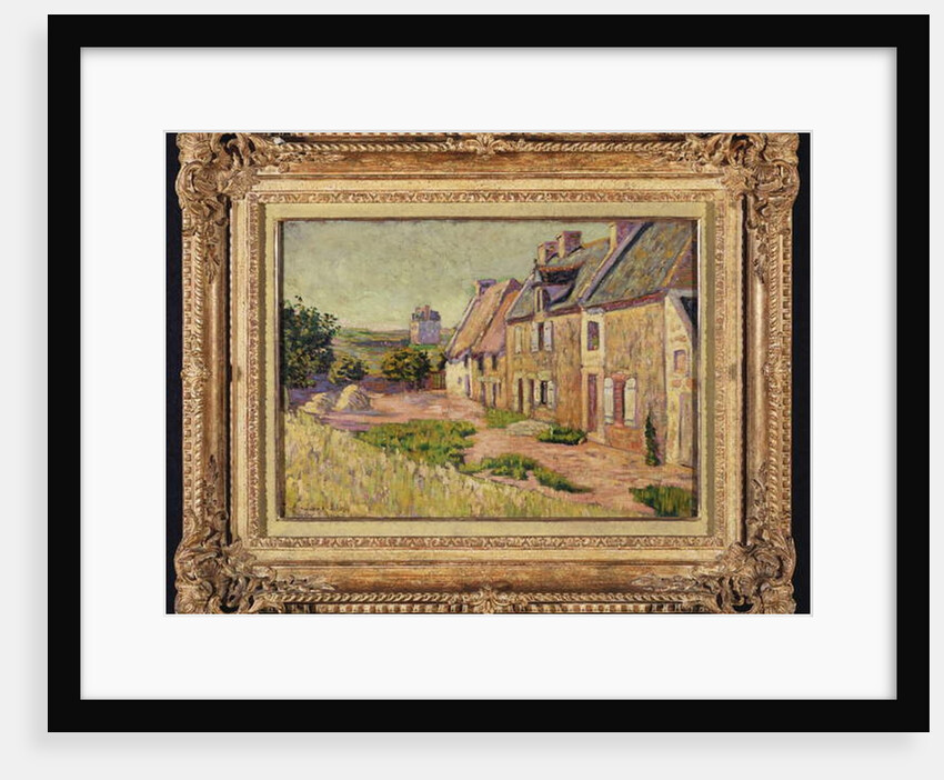 Saint-Briac, Cour a la Ville Hue, 1885 by Paul Signac