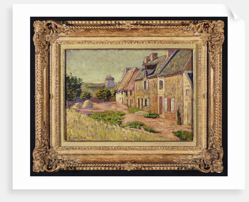 Saint-Briac, Cour a la Ville Hue, 1885 by Paul Signac
