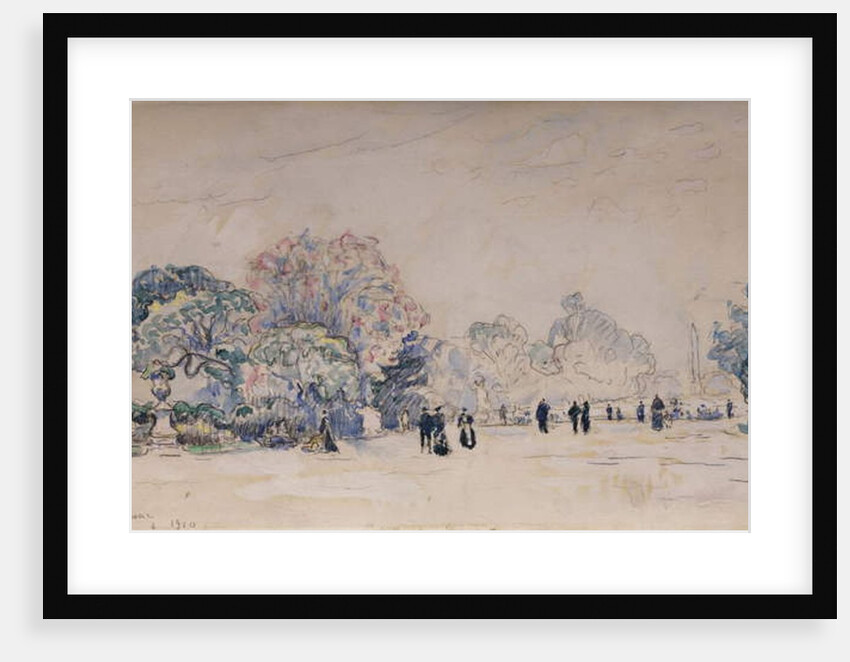 The Tuileries, Paris, 1910 by Paul Signac