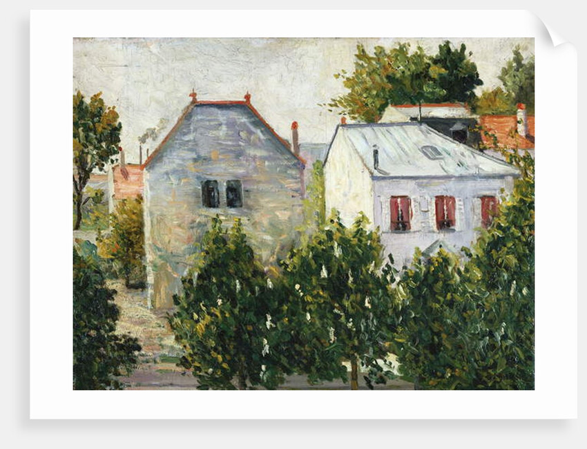 Suburban Garden at Asnieres, 1883 by Paul Signac