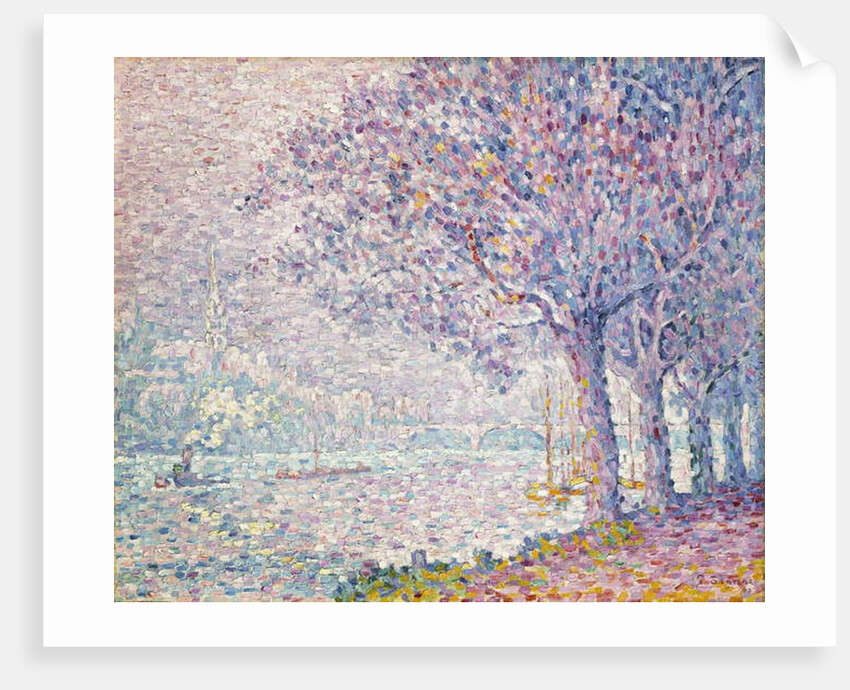 The Seine at St. Cloud, 1903 by Paul Signac