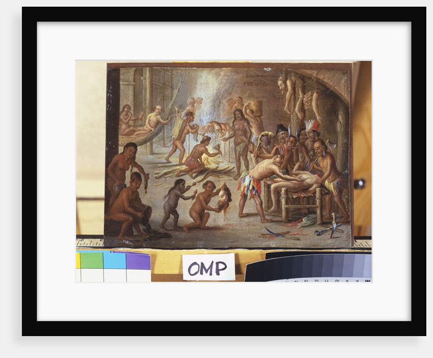 Indians as Cannibals by Jan van the Elder Kessel