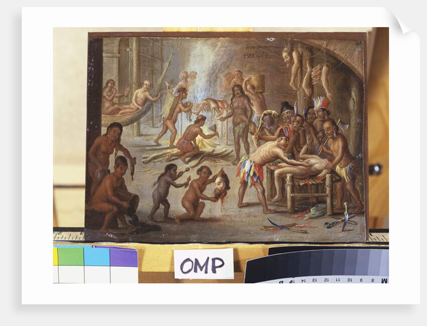 Indians as Cannibals by Jan van the Elder Kessel