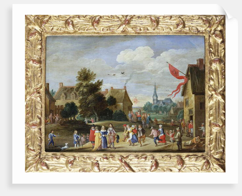 Gentry at a Village Kermesse by Jan van the Elder Kessel