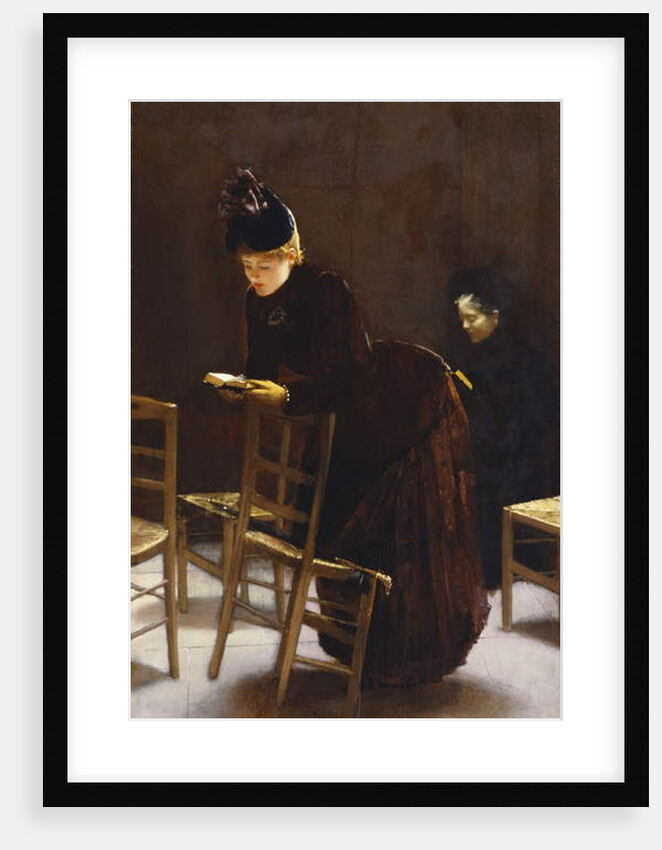 Woman at Prayer by Jean Beraud
