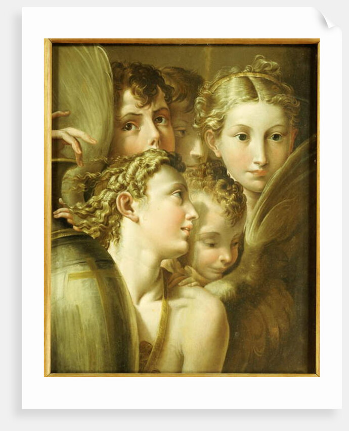 Five Angels by Parmigianino (after)