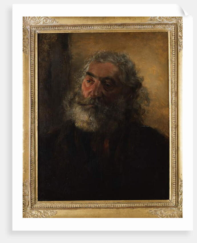 Portrait of a bearded Man, 1855 by Adolph Friedrich Erdmann von Menzel