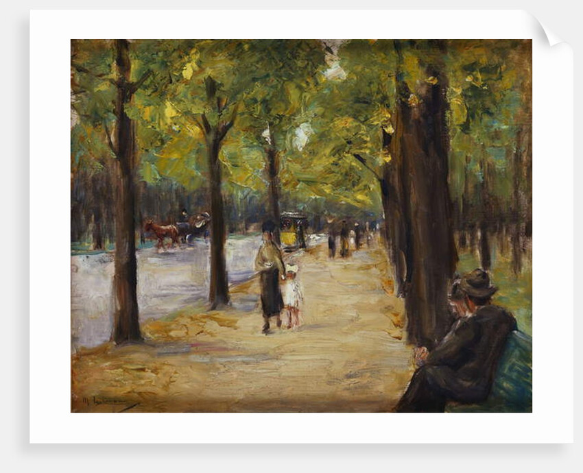 In the Tiergarten, Berlin, c.1920 by Max Liebermann
