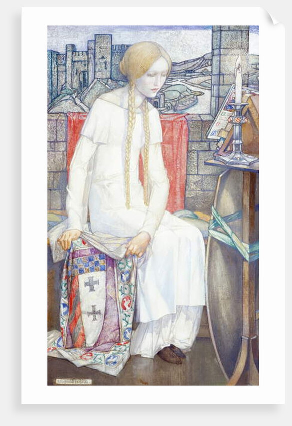 Elaine, 1921 by Edward Reginald Frampton