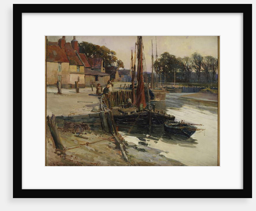 A Cornish Fishing Village, 1900 by Edward Reginald Frampton