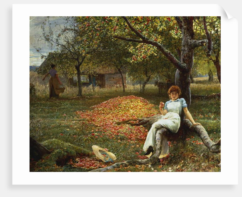 The Cider Orchard, 1890 by Macbeth Robert Walker
