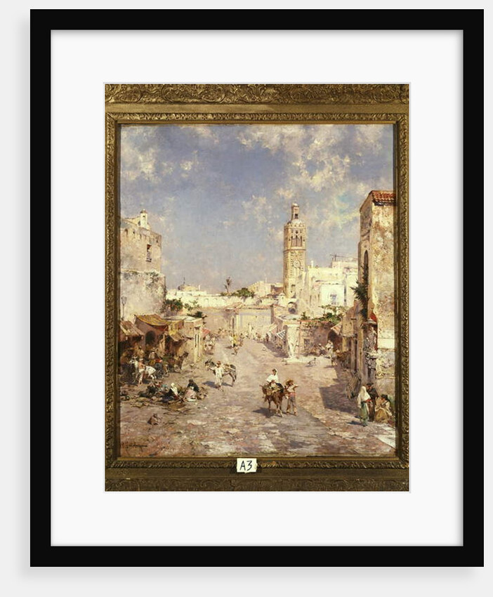 Figures in a Moorish Town by Franz Richard Unterberger