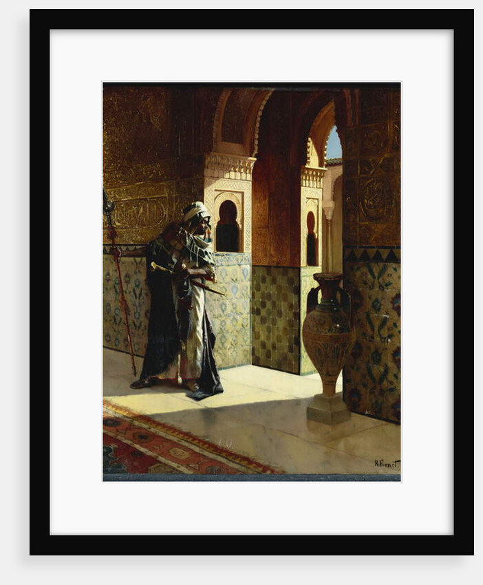 The Moorish Guard, the Alhambra by Rudolphe Ernst