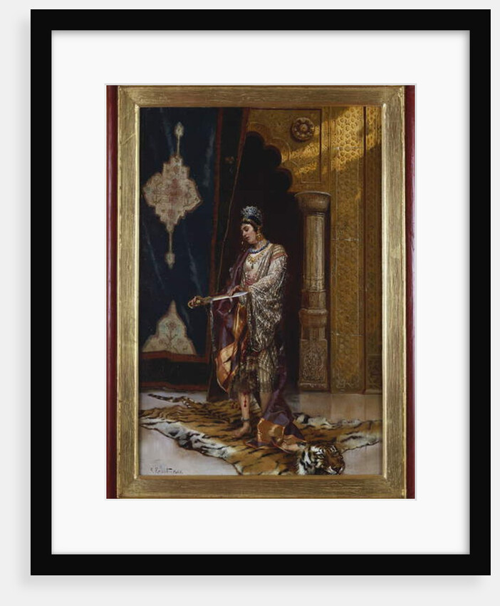 An Odalisque by Rudolphe Ernst