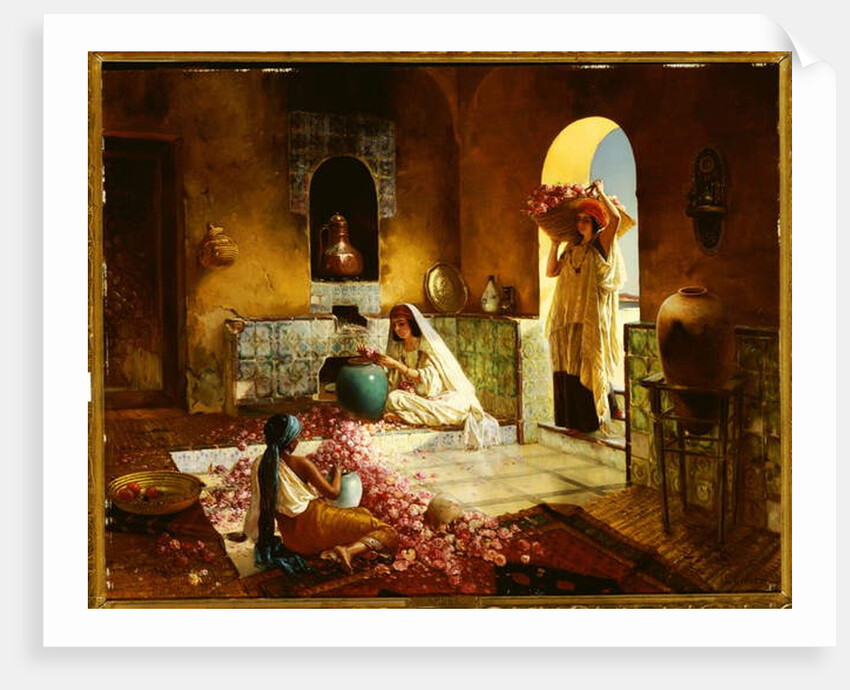 The Gathering of the Roses by Rudolphe Ernst