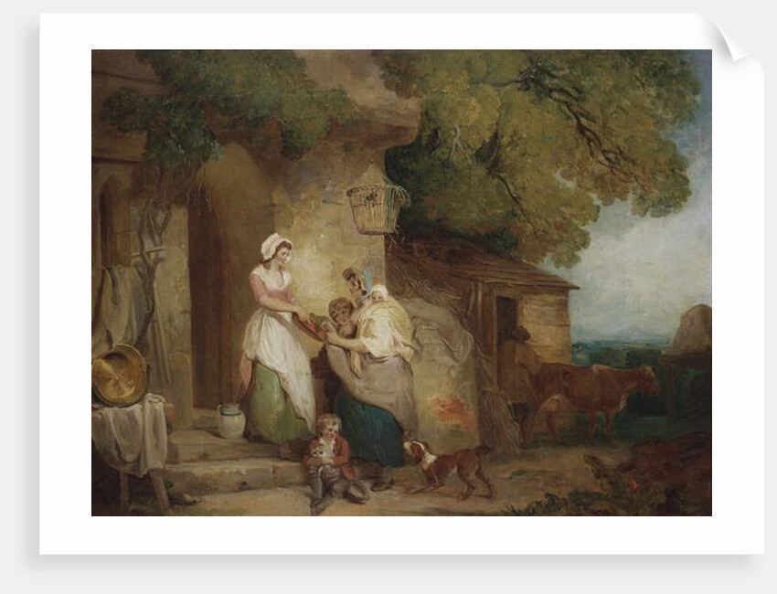 Rustic Benevolence, 1791 by Francis Wheatley