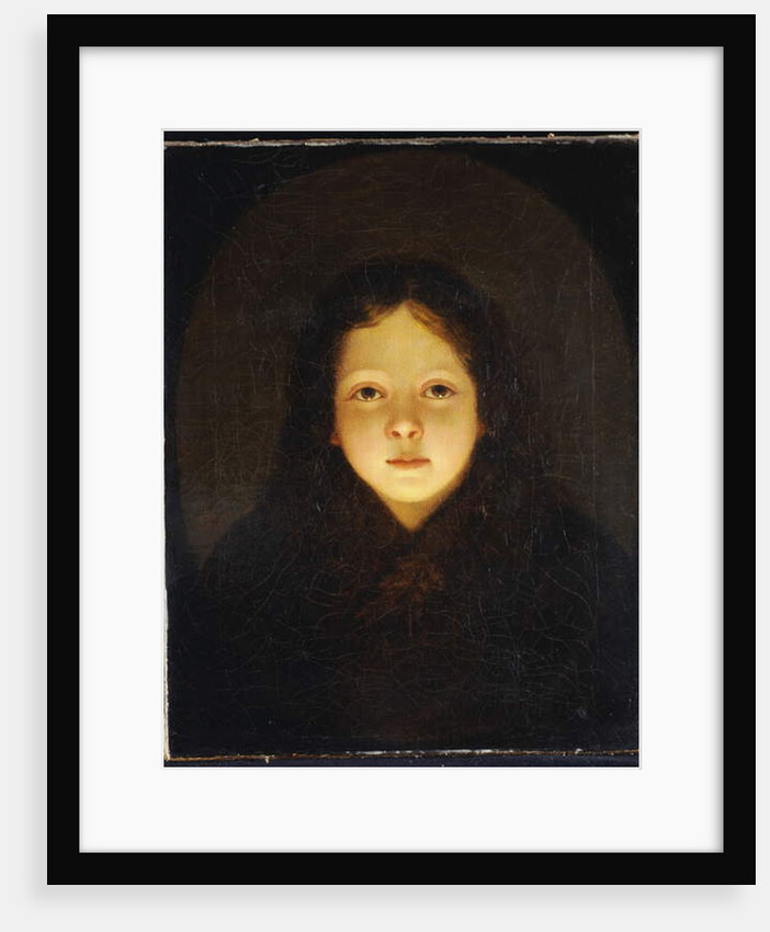 A Girl, Head and Shoulders by Petrus van Schendel