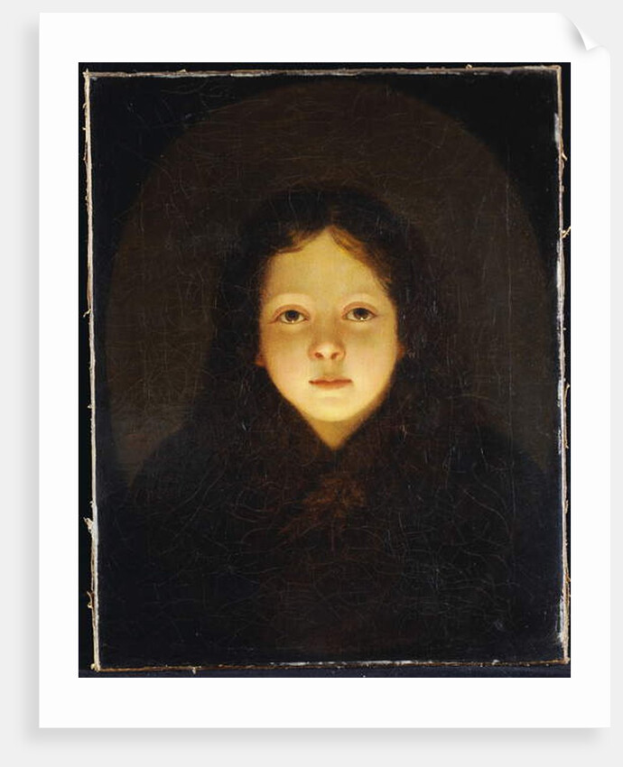 A Girl, Head and Shoulders by Petrus van Schendel