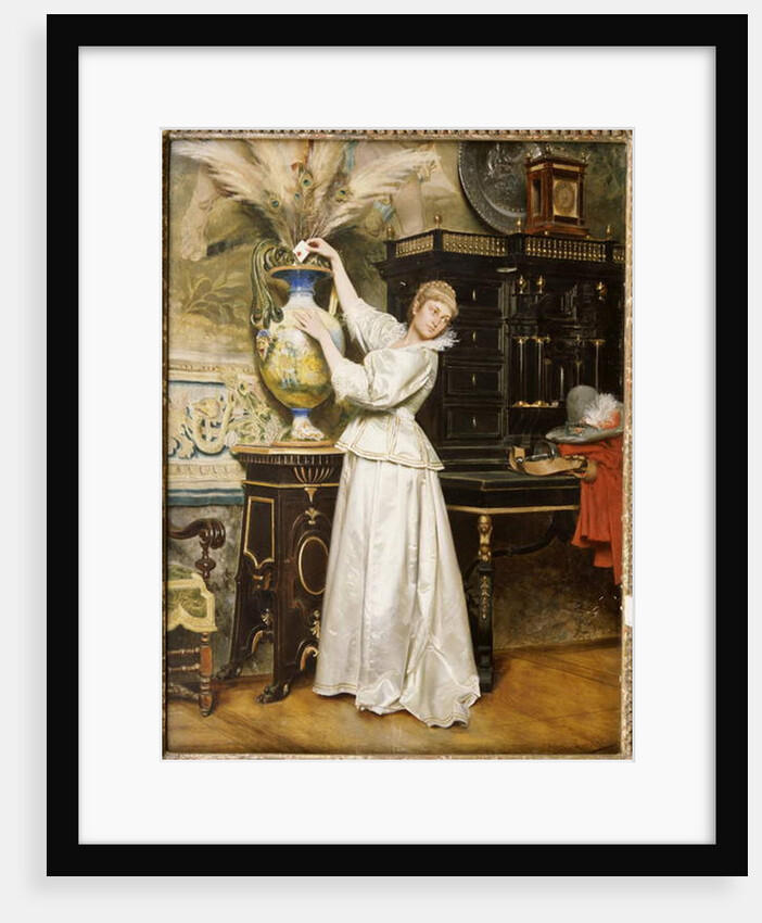 The Secret Postbox, 1876 by Tito Conti