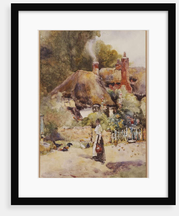Old Cottage at Sutton Courtney, Berkshire by David Woodlock
