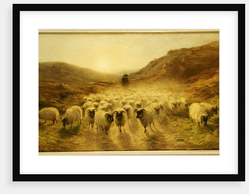 Leaving the Hills, 1874 by Joseph Farquharson