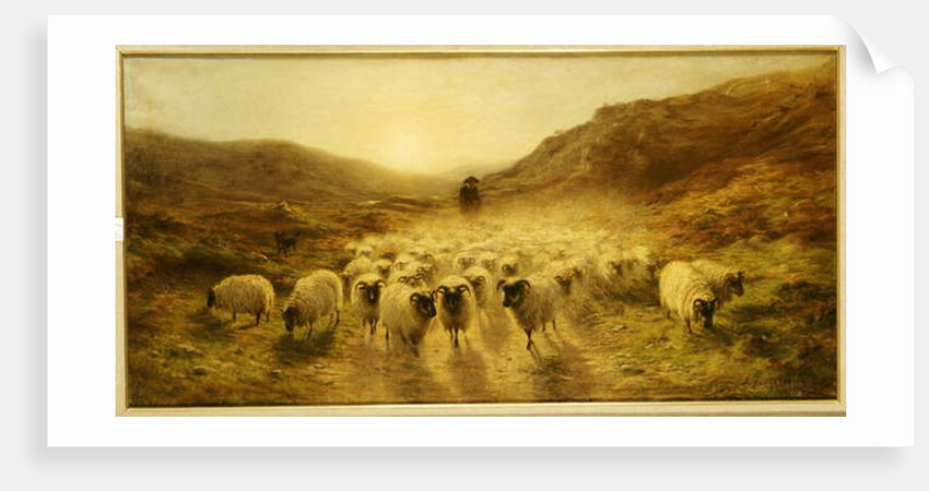Leaving the Hills, 1874 by Joseph Farquharson