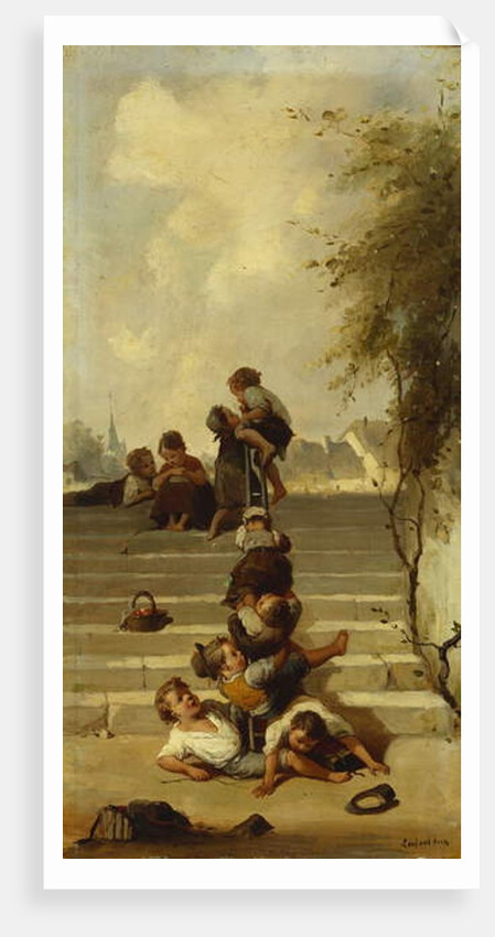 The Slide by Francois Louis Lenfant