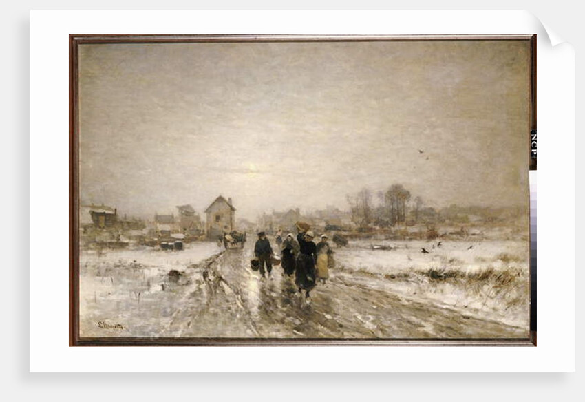 Returning from Market by Ludwig Munthe