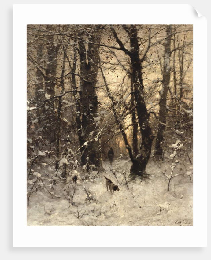 Winter Twilight, 1891 by Ludwig Munthe