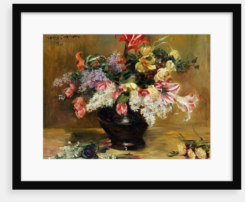 Amaryllis, Lilac and Tulips, 1911 by Lovis Corinth