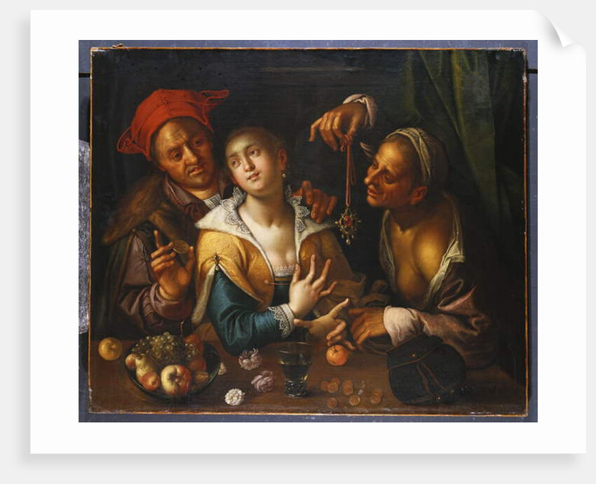 Mercenary Love by Johann or Hans von Aachen