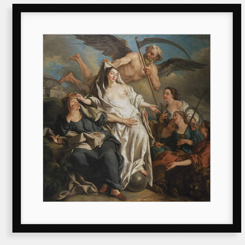 Time unveiling Truth, 1733 by Jean Francois de Troy