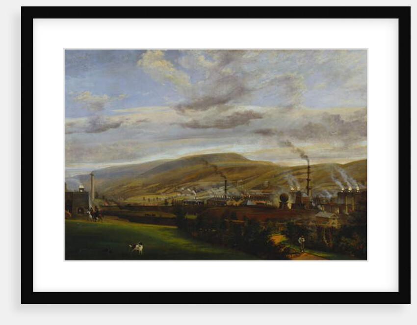 South Wales Industrial Landscape, c.1825 by Henry Penry Williams