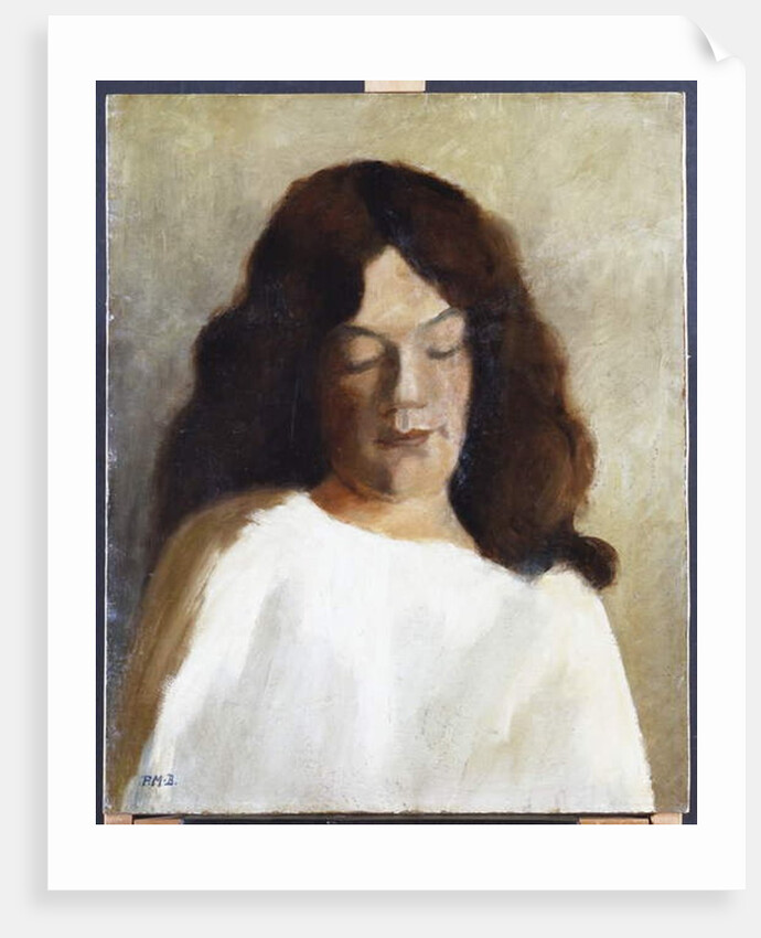 Young Woman with her Hair Down, c.1897 by Paula Modersohn-Becker