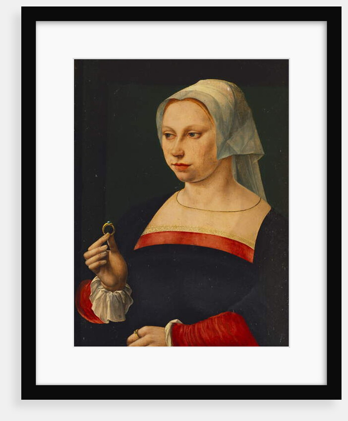 Portrait of a Lady holding a Ring by Jan van Scorel