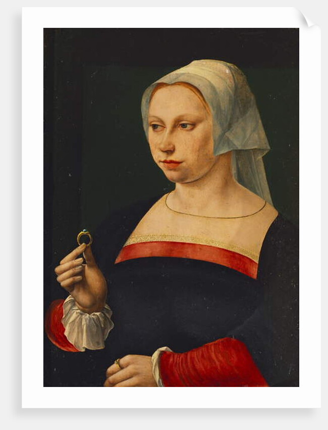 Portrait of a Lady holding a Ring by Jan van Scorel