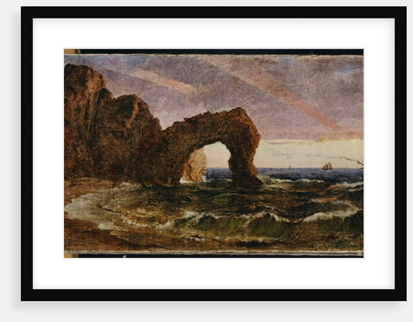 Sunset at Etretat, 1894 by Jasper Francis Cropsey