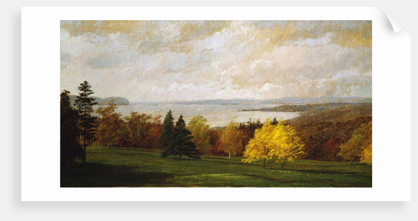 View of the Hudson near Hastings, 1895 by Jasper Francis Cropsey