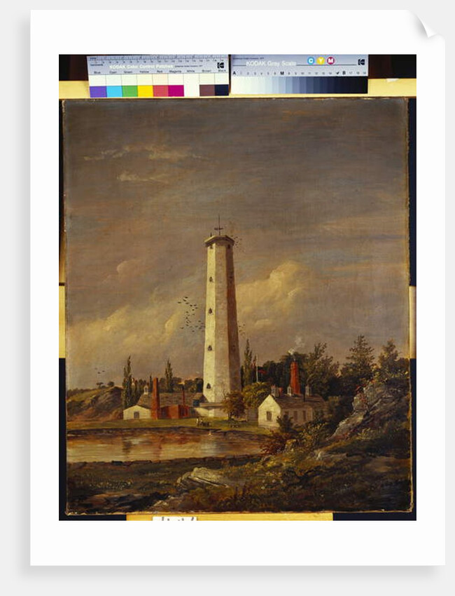 Shot Tower, 1845 by Jasper Francis Cropsey