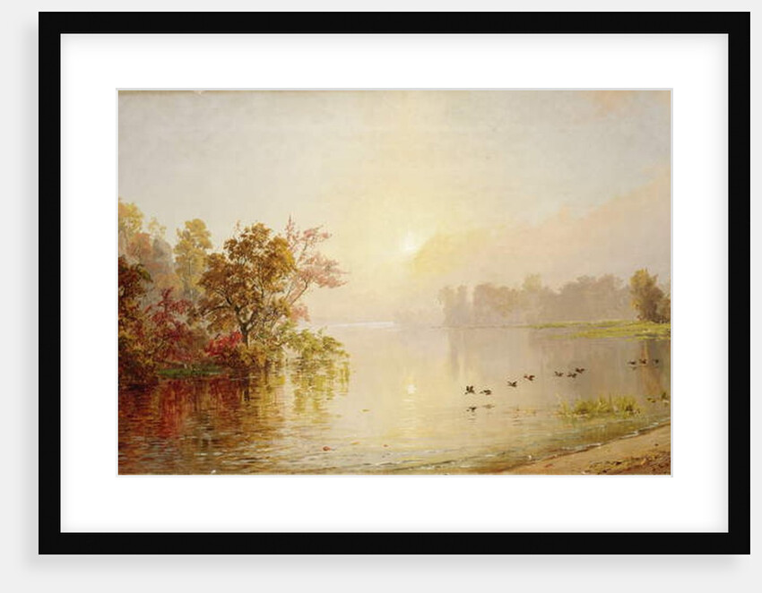 Hazy Afternoon - Autumn, 1873 by Jasper Francis Cropsey