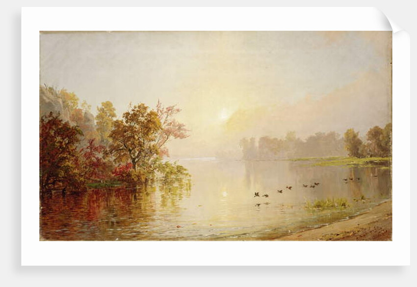Hazy Afternoon - Autumn, 1873 by Jasper Francis Cropsey