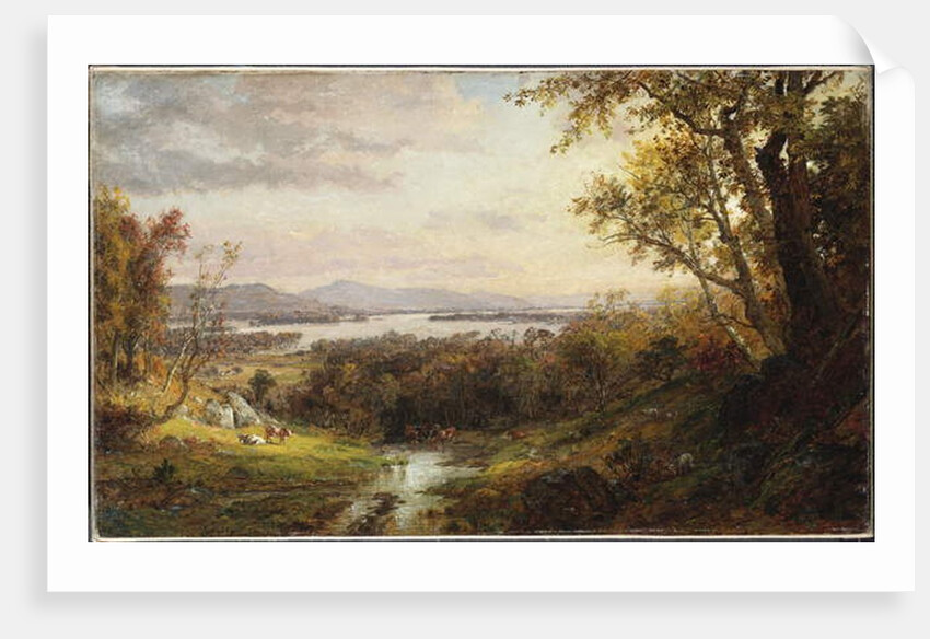 View of the Hudson, 1883 by Jasper Francis Cropsey