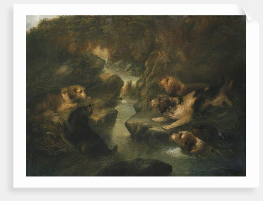 Otter Hunting, 1867 by George Armfield