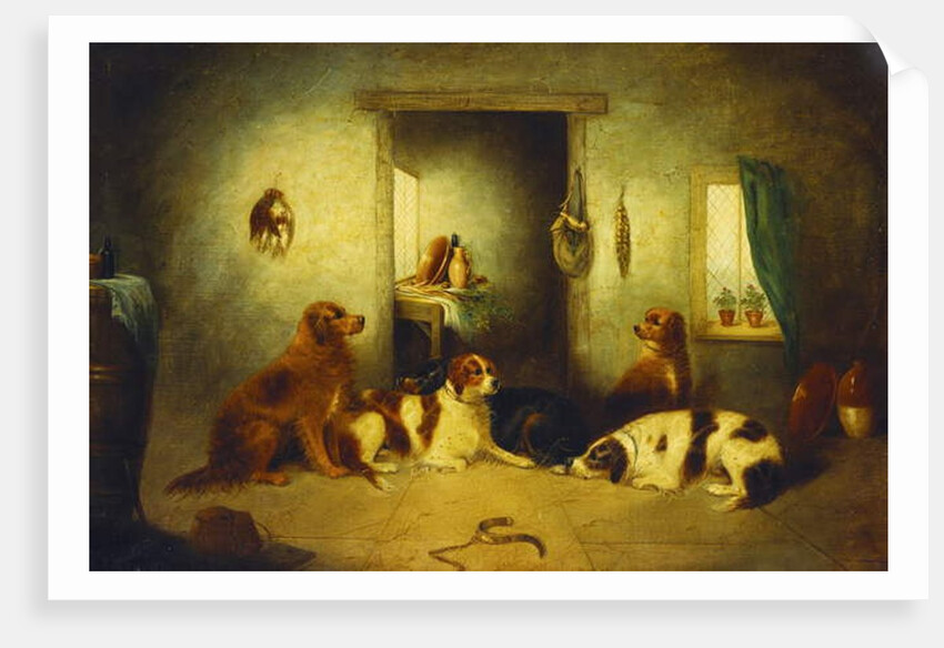 Waiting for Master, 1870 by George Armfield