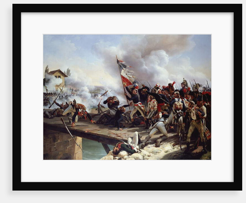 The Battle of Pont d'Arcole, 1826 by Emile Jean Horace Vernet