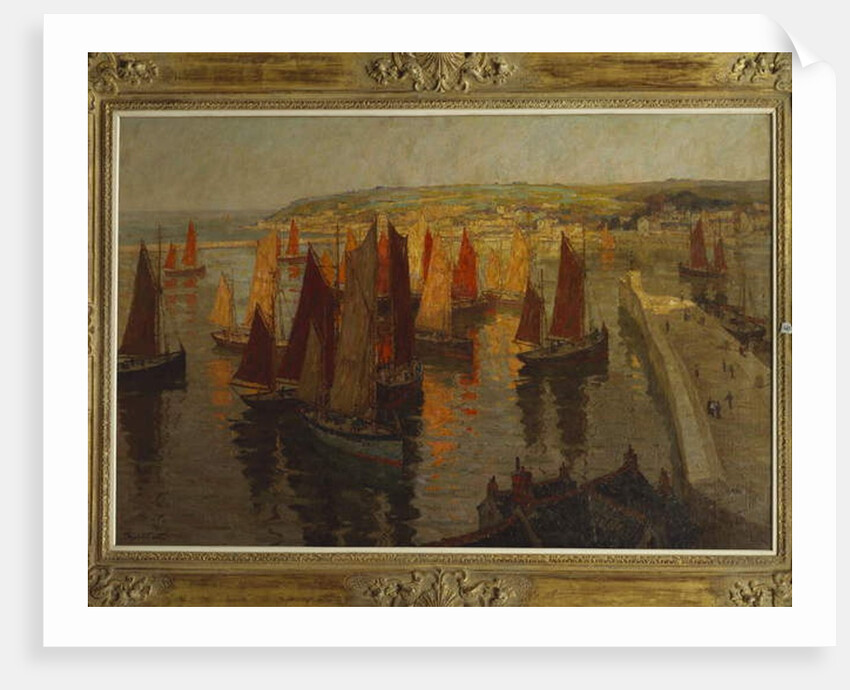Red and Gold, Brixham, 1918-19 by Terrick Williams