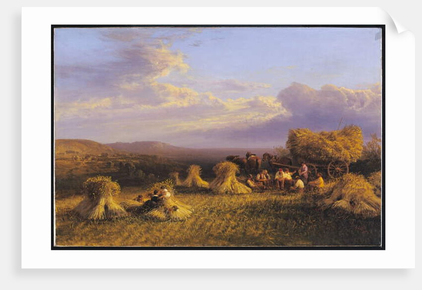 Harvest Scene, 1876 by George Cole