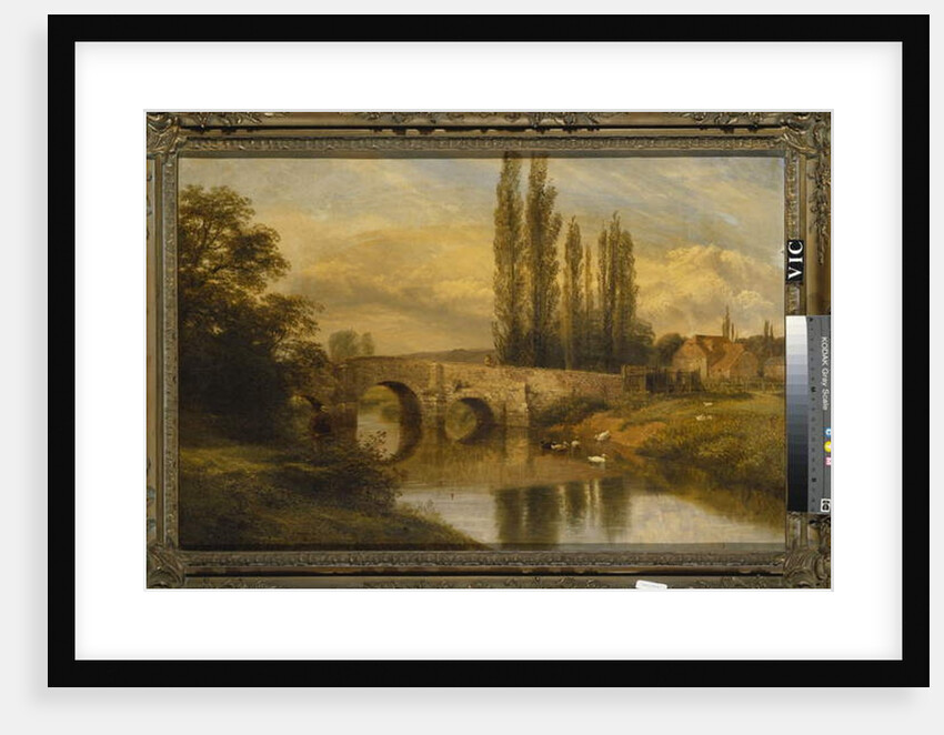 Fittleworth Old Mill and Bridge, on the Rother, Sussex, 1880 by George Cole